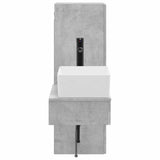 Bathroom Furniture Set 2 pcs Concrete Grey 33 x 34.5 x 100 cm 3406106