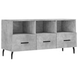 TV Cabinet Concrete Grey 102x36x50 cm Engineered Wood 829056
