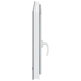 Basement Window RISOR 90 x 50 cm PVC and Glass Anthracite 42047286