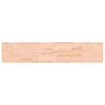 ZNTS Wall Shelf 100x20x4 cm Solid Wood Beech 356020