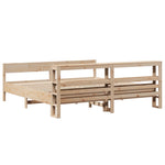 Bed Frame without Mattress 180x200 cm Super King Solid Wood Pine 3306177