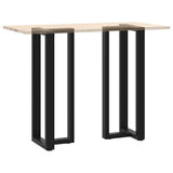 Bar Table Legs T-Shaped 2 pcs Black 50x35x cm Steel 4013100
