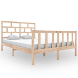 3101358 Bed Frame without Mattress Solid Wood 160x200 cm