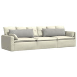 Sofa Pillows 2 pcs Light Grey 120 x 40 cm Fabric 42013812