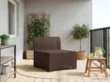 1-Seater Garden Sofa Rattan Look PP Brown 8011777