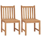 Garden Chairs 2 pcs Solid Teak Wood 315611