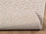 Area Rugs Square FARO Cream 120 x 120 cm Polyester 42022564
