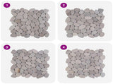 Pebble Tiles Taupe 30 x 30 cm River Pebble 42033534