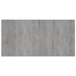 ZNTS Bed Headboard with Cabinets Grey Sonoma Engineered Wood 3115706