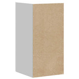 Kitchen Wall Cabinet "Kalmar" High Gloss White Engineered Wood 853539