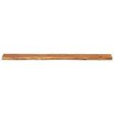 Wall Shelf 160x20x2.5 cm Rectangular Solid Wood Acacia Live Edge 370232
