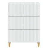 Drawer Cabinet White 66 x 34.5 x 90 cm Engineered Wood 894605