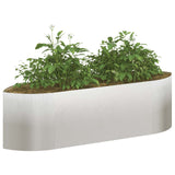 Raised Garden Bed Stainless Steel 140 x 40x 40 cm Steel 8011716