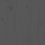 TV Cabinet Grey 80x34x40 cm Solid Wood Pine 818232