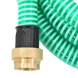 Suction Hose with Brass Connectors Green 1,1" 25 m PVC 151052