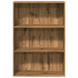 Bookcase Artisian Oak 80x30x114 cm Engineered Wood 857939