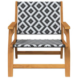 Garden Furniture 2 pcs Black and White 67 x 78 x 73 cm 367830