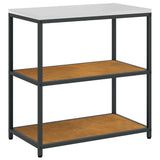 Kitchen Storage Set HATTEM 3 pcs Rusty Steel 3392679