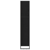 Book Cabinet Black Oak 60 x 30 x 155 cm Engineered Wood 886396