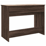 Dressing Table with Mirror Brown Oak 100x45x76 cm 840701