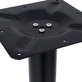 Bistro Table Leg Black 56x56x107 cm Cast Iron 325430