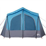 Camping Tent Cabin 5-Person Blue Waterproof 94753