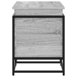 Storage Box with Lid Grey Sonoma 100x40x51.5 cm Engineered Wood 848807