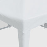 Party Tent with 8 Mesh Sidewalls White 4x4 m HDPE 4010061