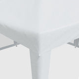 Party Tent with 8 Mesh Sidewalls White 4x4 m HDPE 4010061