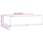 Garden Furniture Covers 2 pcs 16 Eyelets 325x205x90 cm Rectangular 3155366
