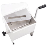 Manual Meat Mixer with Lid Silver Stainless Steel 50959