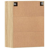 Wall Mounted Cabinets 2 pcs Sonoma Oak Engineered Wood 3197987