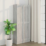 Book Cabinet Grey Sonoma 82.5x30.5x185.5 cm Engineered Wood 815115