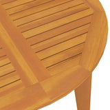 Garden Dining Set Natural Wood Solid acacia wood with an oiled finish 3058001