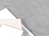 Anti-Slip Faux Rabbit Fur Rug OLITE Grey 200 cm Polyester 42021693