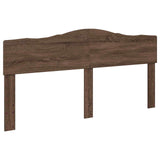 Bed Frame with Drawer Brown Oak 200 x 200 cm Engineer Wood 3412976
