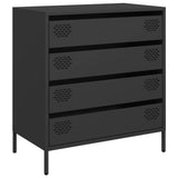 Sideboard Black 68x39x73.5 cm Cold-rolled Steel 851286