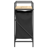Laundry Basket 1 Compartment with Shelf Sonoma Oak 859071