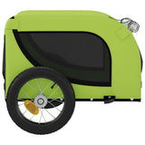 Pet Bike Trailer Green and Black Oxford Fabric and Iron 93997