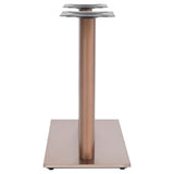 Bistro Table Leg Brass Stainless Steel 70x40x72 cm Industrial 325444