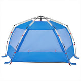 Beach Tent 3-Person Azure Blue Quick Release Waterproof 4005311