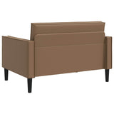 XXL Armchair Cappuccino Faux Leather 42043535