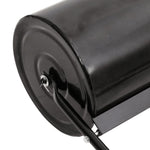 Garden Lawn Roller Pull with Aerator Clamps Black 63 L Iron 3308005