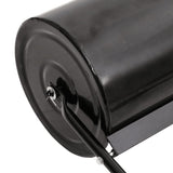 Garden Lawn Roller Pull with Aerator Clamps Black 63 L Iron 3308005