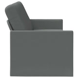 3 Seater Sofa Dark Grey 190 x 81 x 82 cm Fabric 42041107