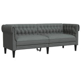 Sofa Dark Grey 201.5 x 74.5 x 74.5 cm Polyester 42013011