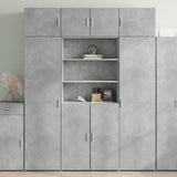 Highboard Concrete Grey 80x42.5x185 cm Engineered Wood 3281381