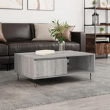 Coffee Table Grey Sonoma 90x60x35 cm Engineered Wood 827066