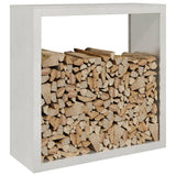 Firewood Rack 100x40x100 cm Stainless Steel 850972