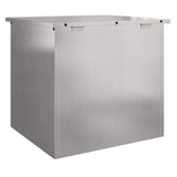 Outdoor Storage Box Silver 55 x 50.5 x 50 cm Steel 874578